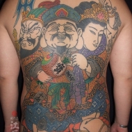 三面大黒天の刺青