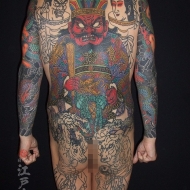 閻魔大王、牛頭馬頭の刺青