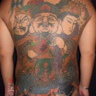 三面大黒天の刺青