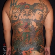 三面大黒天の刺青