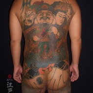 三面大黒天の刺青