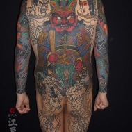 閻魔大王、牛頭馬頭の刺青