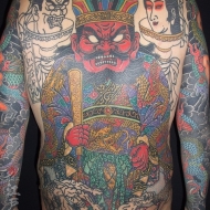 閻魔大王、牛頭馬頭の刺青