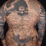 入雲龍 公孫勝の刺青