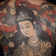 円光観音の刺青