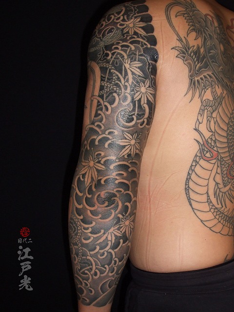 渦潮の刺青タトゥー