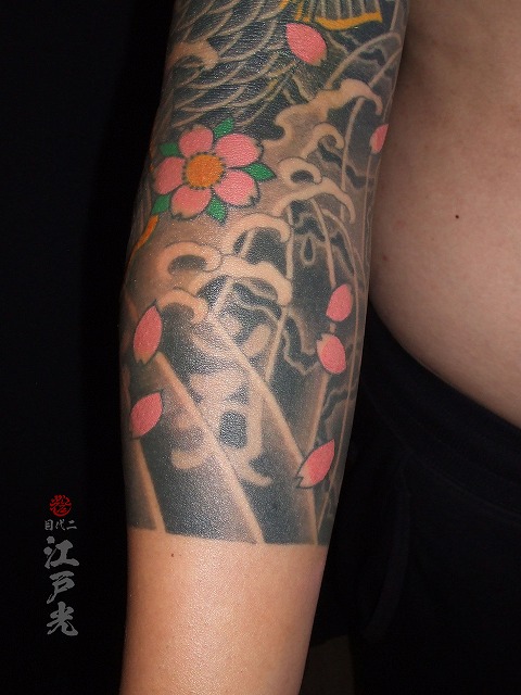 隠れ梵字の刺青