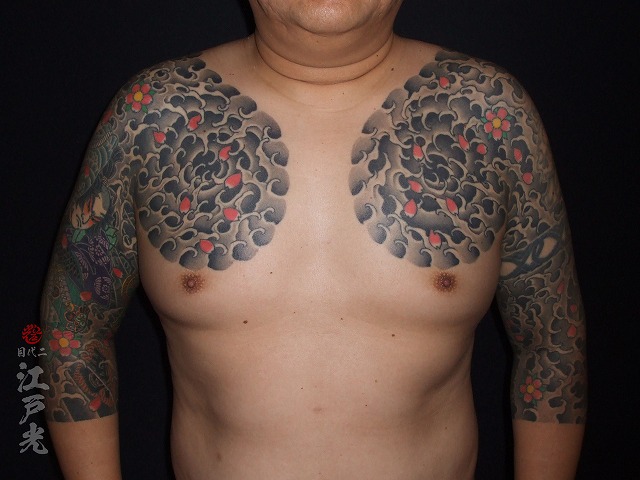 渦潮の刺青タトゥー：東京刺青師二代目江戸光