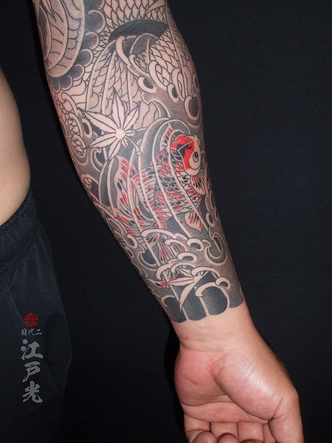 金魚錦の刺青
