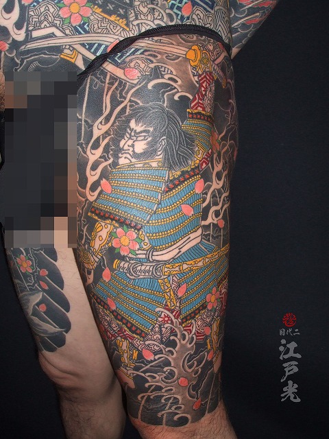 酒吞童子（しゅてんどうじ）、源頼光、渡辺綱、胸割りの刺青