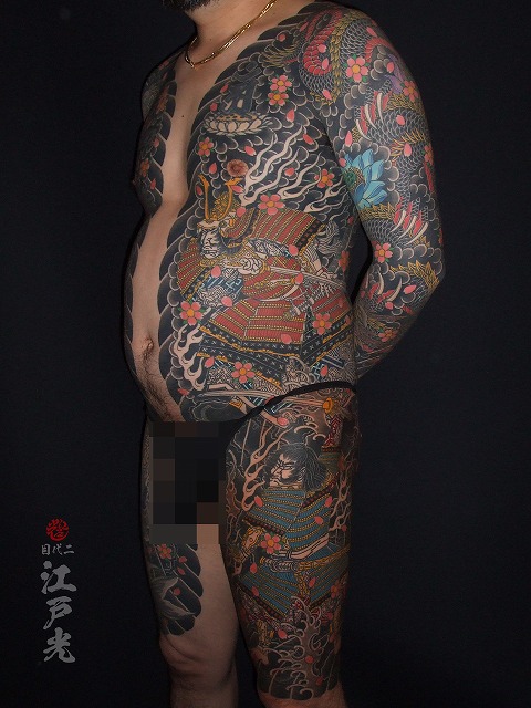 酒吞童子（しゅてんどうじ）、源頼光、渡辺綱、胸割りの刺青