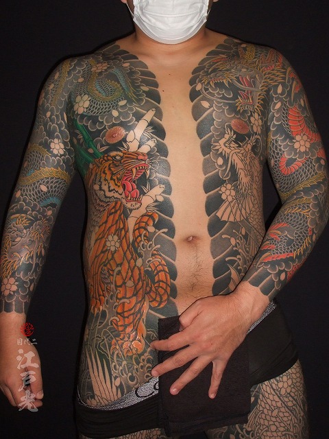 龍の刺青 東京 刺青 タトゥー 和彫り 洋彫り 刺青師二代目江戸光