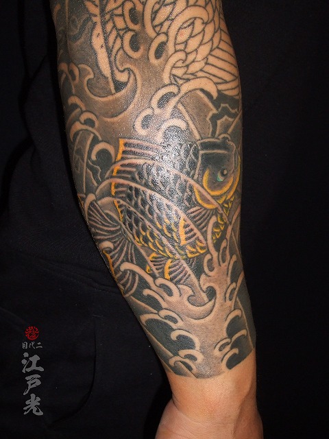 金魚の刺青タトゥー