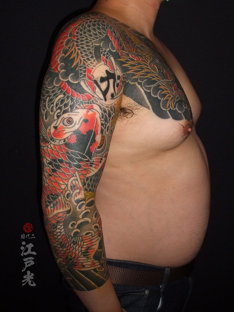 錦鯉の刺青タトゥー
